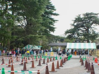 大木戸門も混雑が見られますが、比較的入場しやすい印象です