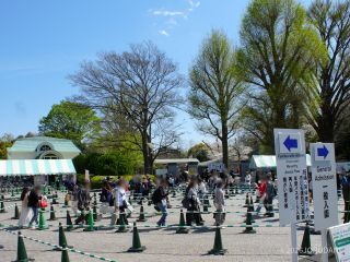 4月3日 新宿門入場の様子