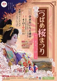 つばめ桜まつり分水おいらん道中（新潟県燕市）