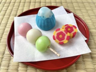 ボーネルンド「かんてんネンドで和菓子づくり」