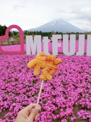 食べ応え抜群「桜チュロス」