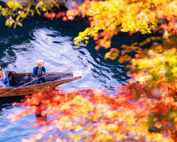 長瀞ラインくだり(紅葉時)