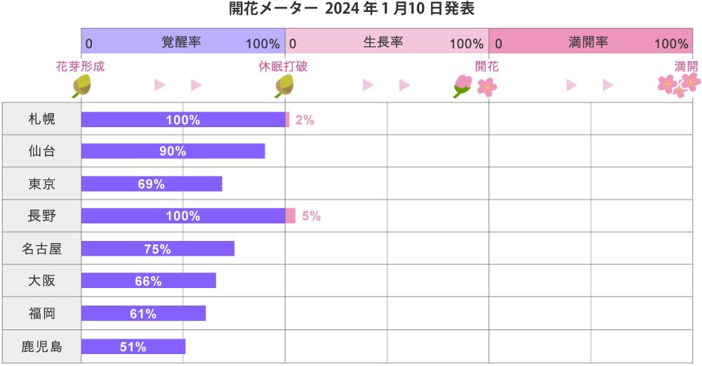 2024年開花メータ―