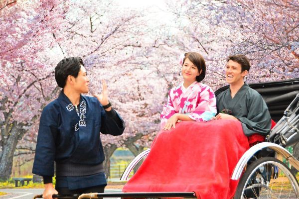 宿泊者限定『人力車“桜クルーズ”』