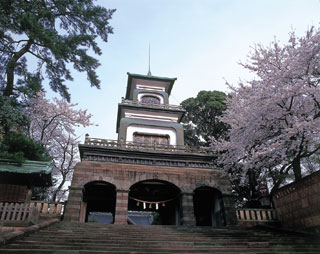 尾山神社の桜写真２
