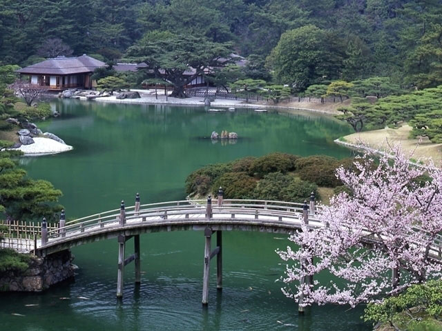 特別名勝 栗林公園の桜 花見特集21