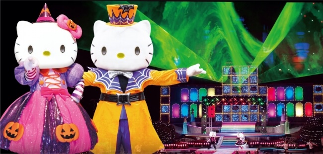 一足先に ハロウィンにやってるイルミネーション