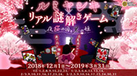 浅草花やしきで夜の「イルミネーション」と「リアル脱出ゲーム」!『夜桜の国と黒の姫』