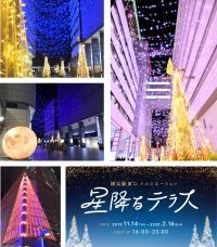 クリスマスを彩るSNS映えスポットが満載!横浜駅東口直結のイルミネーション「星降るテラス」
