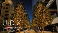 秋葉原を彩る2７万球の光　UDX Illumination 2020