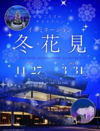 「ところざわサクラタウン」 にて１１月２７日（金）よりイルミネーション「冬花見」がスタート