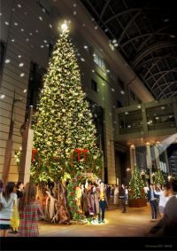【大丸福岡天神店】クリスマスツリー2021『リボン＆リボーン』～願う復活、感じる絆～