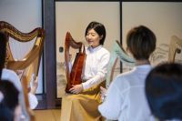 国産材ハープ演奏体験 過去開催の様子