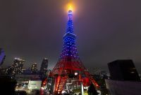 サッカー日本代表の決勝トーナメント進出を祝し、東京タワーは本日（12/2）夜、SAMURAI BLUE に輝きます！