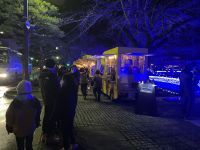 令和４年度「街なかイルミマルシェ」開催。心をワクワクさせる青い光に包まれた露店イベントへようこそ！