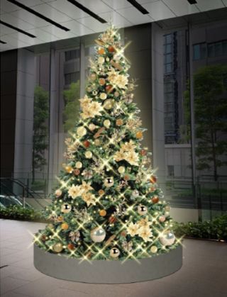 JR南新宿ビル クリスマスツリーイメージ