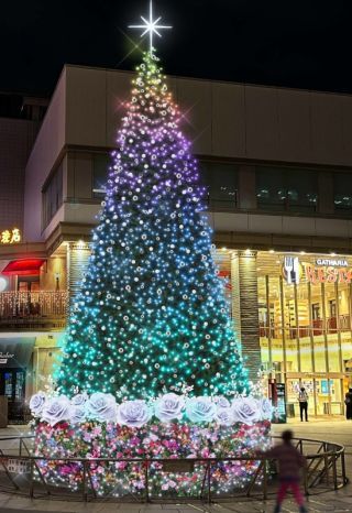 イメージ：「深川ギャザリア」のセンタープラザに設置されるメインツリー