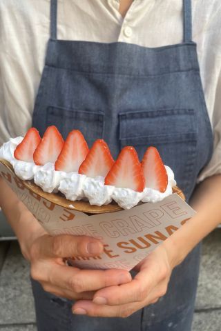 SUNAO COFFEEいちごクレープ　1,000円