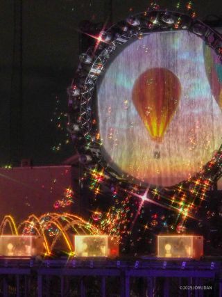 しゃぼんにウォータースクリーン、噴水ショーの演出がすごい