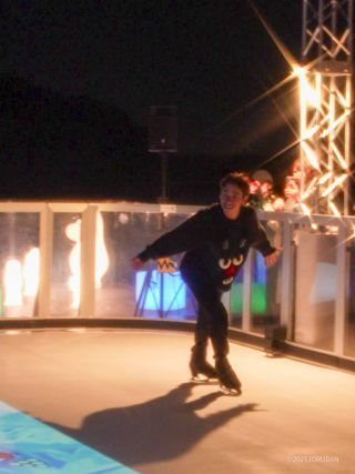 2度目の滑走の衣装も手作り