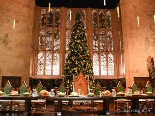 先生方の座席もクリスマス仕様