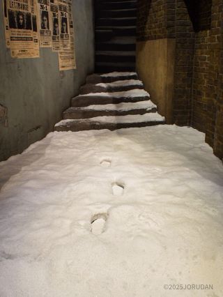 足跡は動く仕様になっています