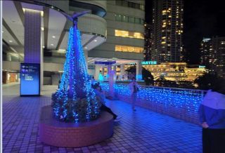 横浜駅からみなとみらいまで、幻想的なシーンでを横浜の夜景をお楽しみいただけます。