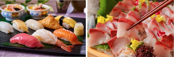 でかネタ寿司&大ぶりカットのお造り!海鮮グルメバイキング