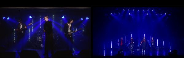 青の洞窟のイルミネーションイベントをイメージした幻想的な特設ステージ I Don’t Like Mondays. lol-エルオーエル-