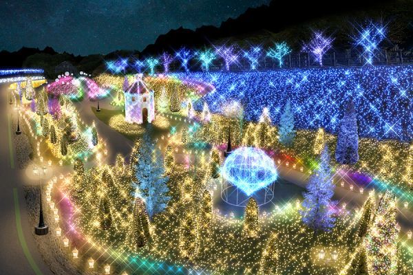 ローザンイルミ2022-23 時を刻む 黄金の森１