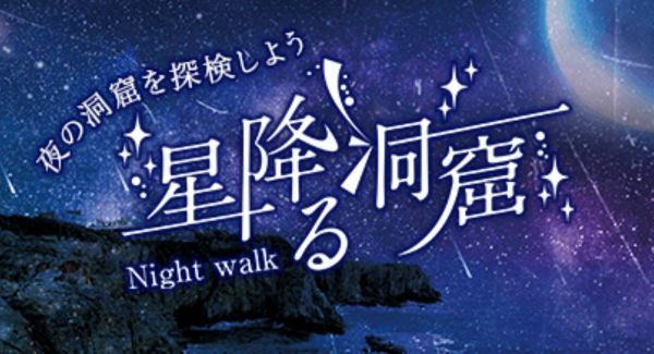 星降る洞窟ナイトウォーク