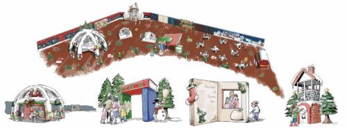 イベント会場「クリスマスタウン」