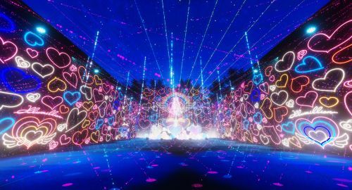 1,000個のハートと音楽が織りなす光のエンターテインメントショー 2