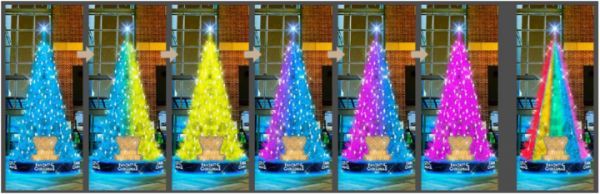 クリスマスツリー ライティングショー