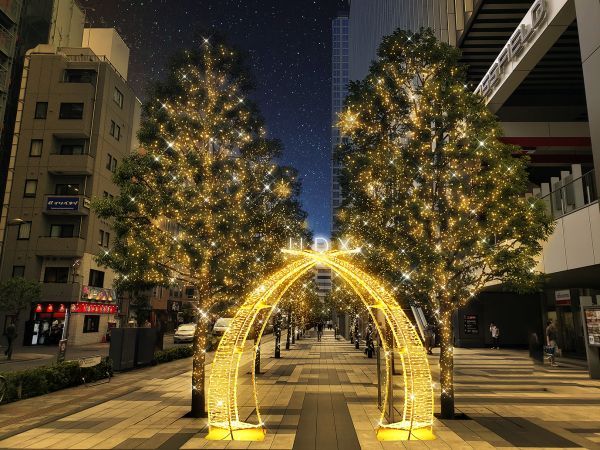UDX Illumination シャンパンゴールドのイルミネーションイメージ