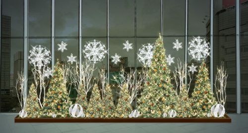 JR新宿ミライナタワー クリスマスツリーイメージ