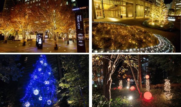 仙台トラストシティ Winter Illuminationの様子