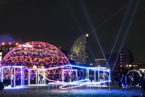 街と光のアートイルミネーション「ヨルノヨ」様子１