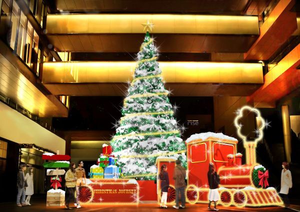 クリスマスツリー 「THE CHRISTMAS STATION ‐サンタクロースの発着駅‐」