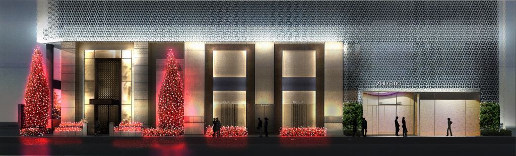 【ご参考】 2023 年 資生堂 冬のイルミネーション（イメージ CG）