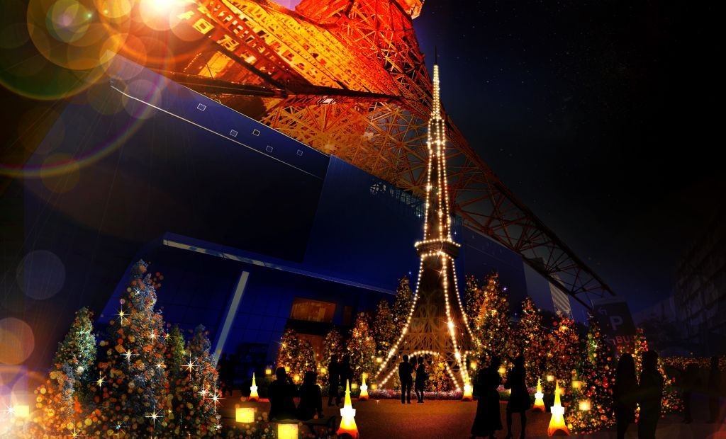 TOKYO TOWER Winter Fantasy『 RETROSPECTIVE ILLUMINATION 2023』イメージ