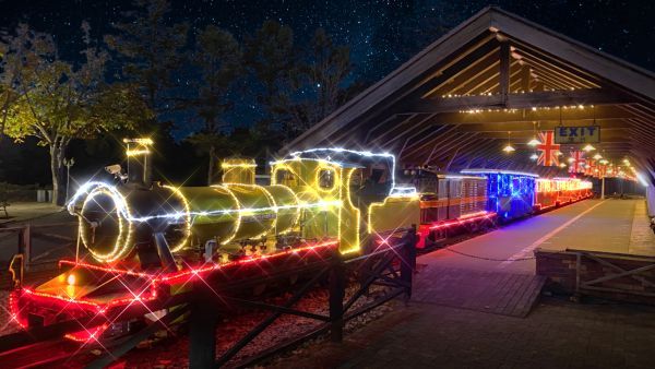 光るSL ロムニー鉄道