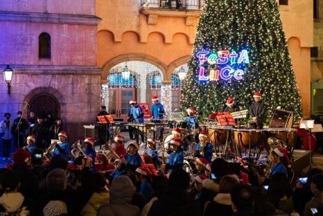 光の遊園地、フェスタ・ルーチェ 音楽会・大道芸