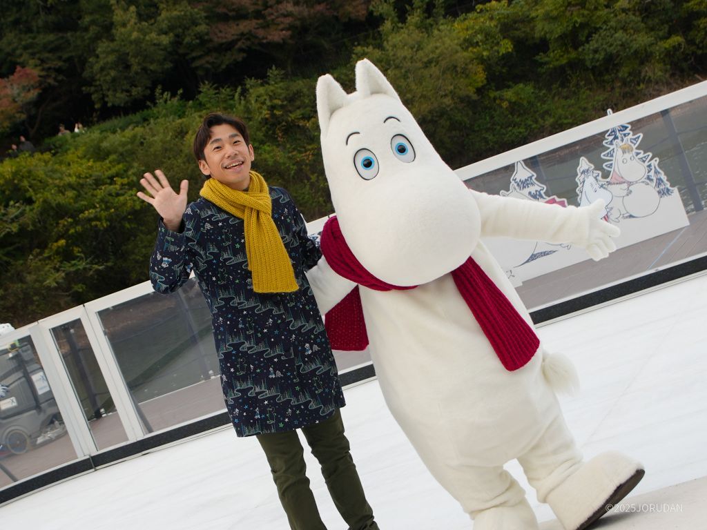 今年2月に来園した織田さん「久しぶりだね!」