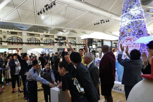 昨年のイルミネーション点灯セレモニーの様子