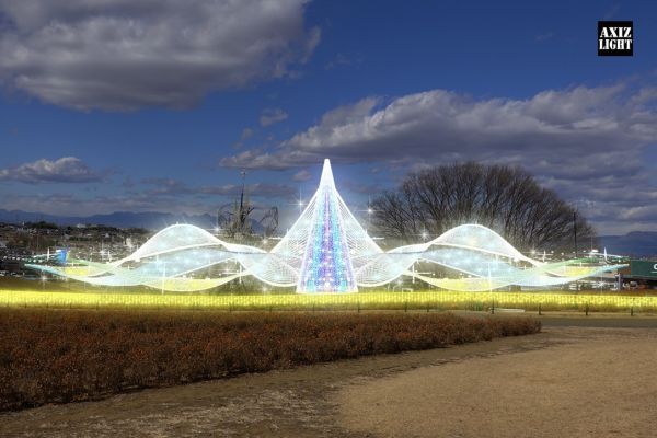 マリーゴールドの丘イルミネーション_AXIZ Light演出イメージ2