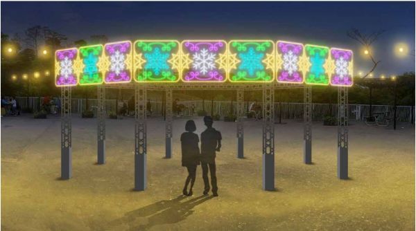 幻想的なイルミネーションスポット