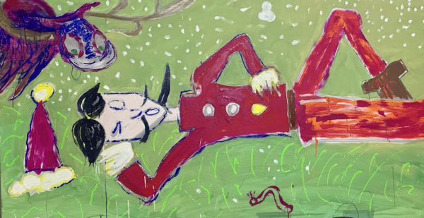 幅6Mの巨大壁画