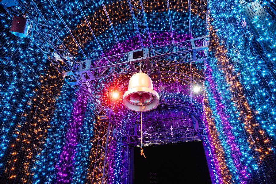 LIGHT WALK ODAIBA　SEAGULL CLOCK