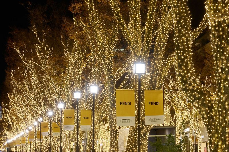 表参道　フェンディ イルミネーション 2025」